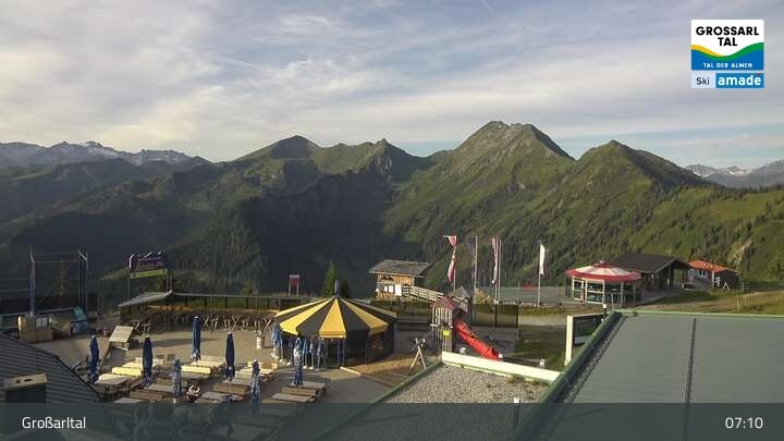 Archived image Webcam Großarl - Kreuzkogel Top Station