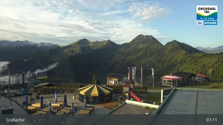 Archived image Webcam Großarl - Kreuzkogel Top Station