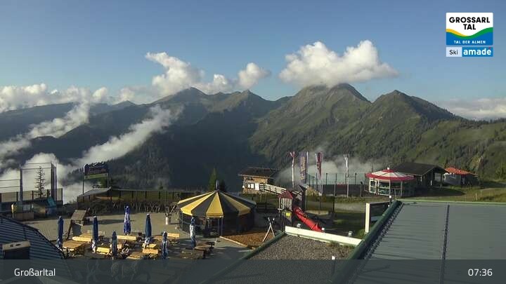 Archived image Webcam Großarl - Kreuzkogel Top Station