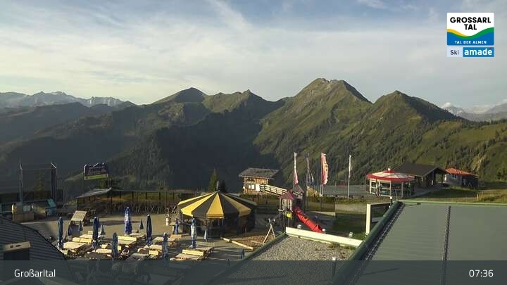Archived image Webcam Großarl - Kreuzkogel Top Station