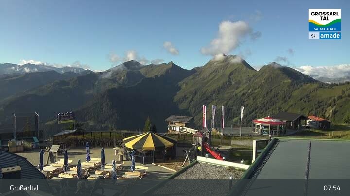Archived image Webcam Großarl - Kreuzkogel Top Station