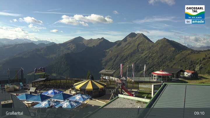 Archived image Webcam Großarl - Kreuzkogel Top Station