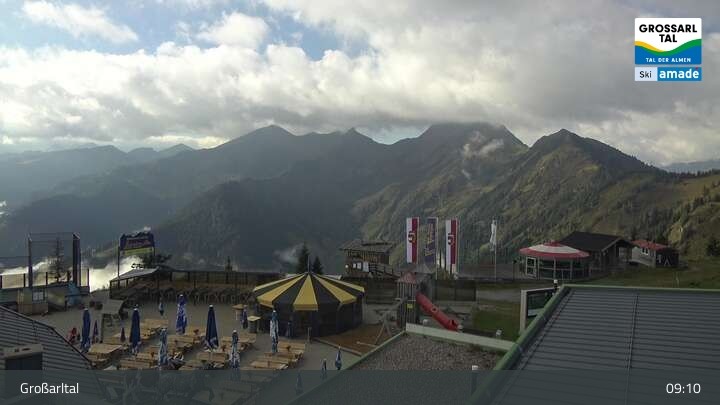 Archiv Foto Webcam Großarl - Kreuzkogel