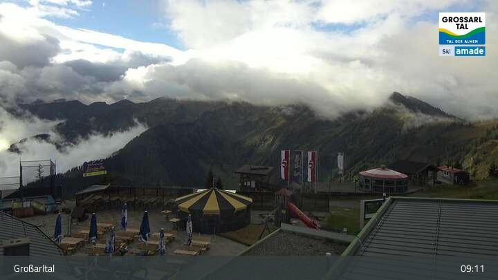 Archiv Foto Webcam Großarl - Kreuzkogel