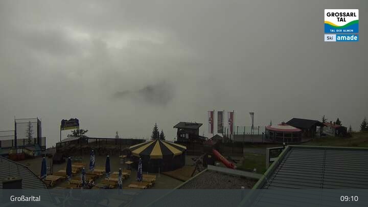 Archived image Webcam Großarl - Kreuzkogel Top Station