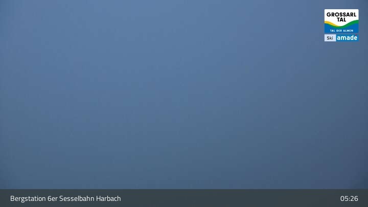 Archiv Foto Webcam Großarl - Bergstation 6er Sesselbahn Harbach
