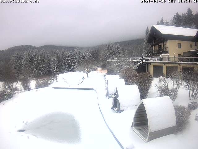 Archiv Foto Webcam Hotel Riedlberg, Bayerischer Wald