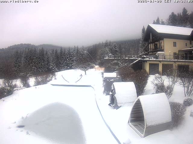 Archiv Foto Webcam Hotel Riedlberg, Bayerischer Wald