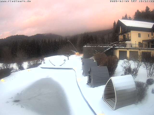 Archiv Foto Webcam Hotel Riedlberg, Bayerischer Wald