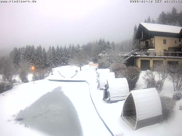 Archiv Foto Webcam Hotel Riedlberg, Bayerischer Wald