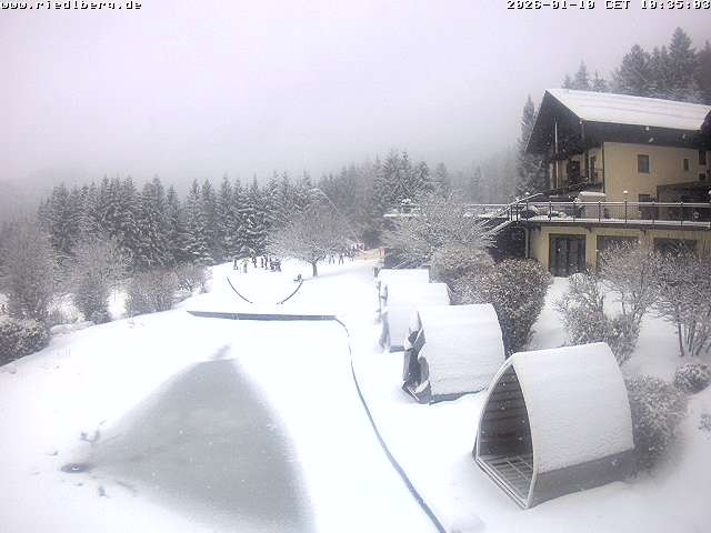 Archiv Foto Webcam Hotel Riedlberg, Bayerischer Wald