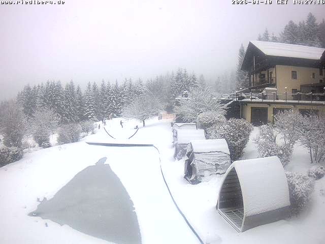 Archiv Foto Webcam Hotel Riedlberg, Bayerischer Wald