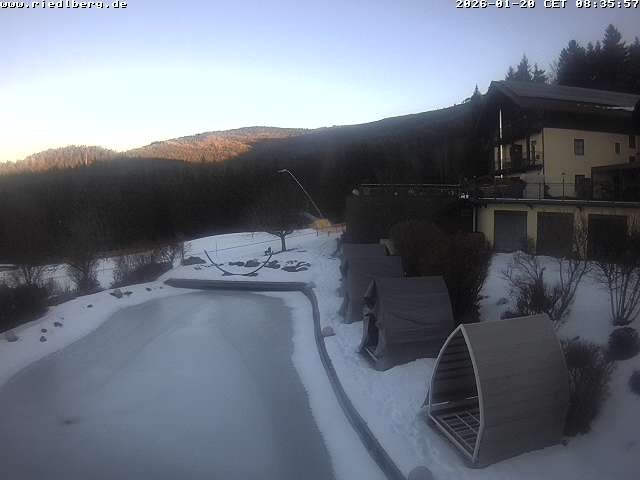Archiv Foto Webcam Hotel Riedlberg, Bayerischer Wald