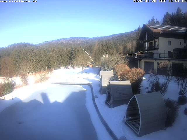 Archiv Foto Webcam Hotel Riedlberg, Bayerischer Wald
