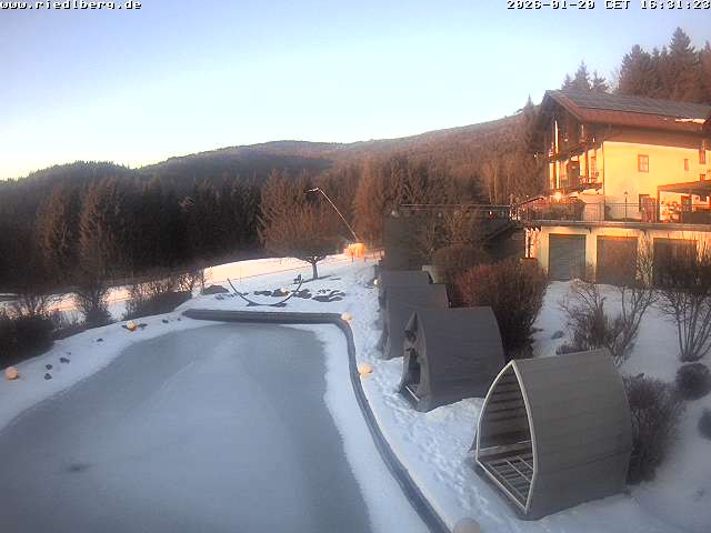 Archiv Foto Webcam Hotel Riedlberg, Bayerischer Wald
