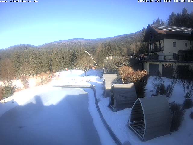 Archiv Foto Webcam Hotel Riedlberg, Bayerischer Wald