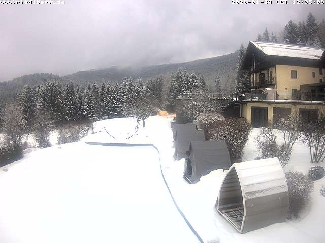 Archiv Foto Webcam Hotel Riedlberg, Bayerischer Wald