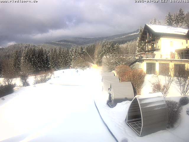 Archiv Foto Webcam Hotel Riedlberg, Bayerischer Wald