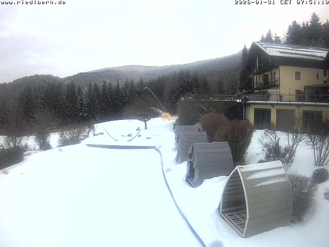 Archived image Webcam Hotel Riedlberg, Bavarian Forest