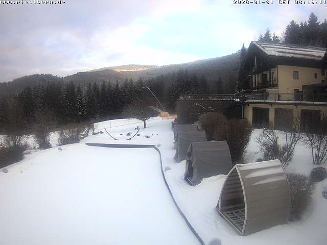 Archived image Webcam Hotel Riedlberg, Bavarian Forest