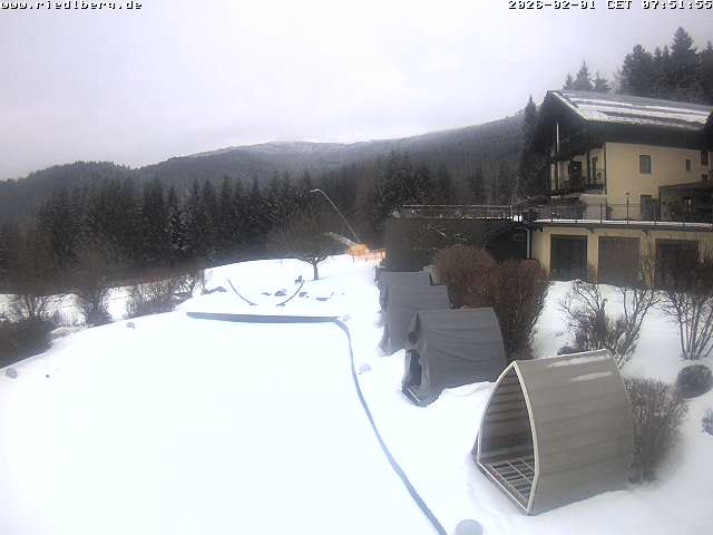 Archiv Foto Webcam Hotel Riedlberg, Bayerischer Wald