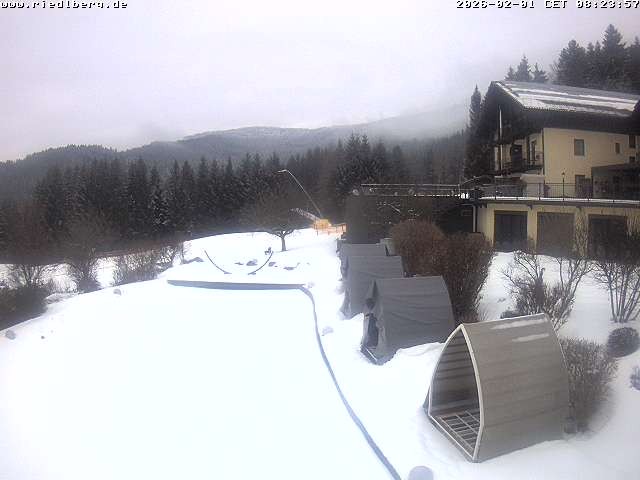 Archiv Foto Webcam Hotel Riedlberg, Bayerischer Wald