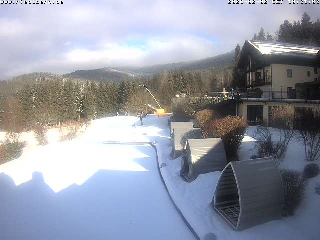 Archiv Foto Webcam Hotel Riedlberg, Bayerischer Wald
