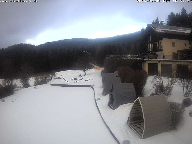 Archiv Foto Webcam Hotel Riedlberg, Bayerischer Wald