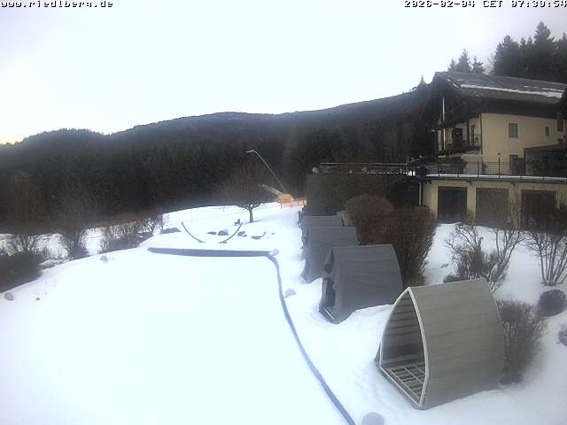 Archiv Foto Webcam Hotel Riedlberg, Bayerischer Wald