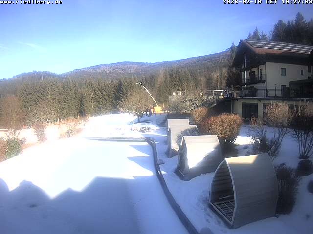 Archiv Foto Webcam Hotel Riedlberg, Bayerischer Wald