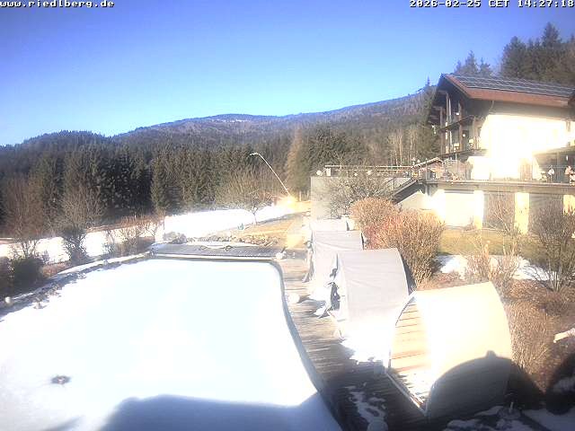 Archiv Foto Webcam Hotel Riedlberg, Bayerischer Wald