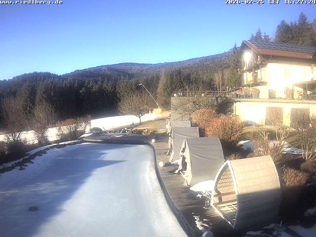 Archiv Foto Webcam Hotel Riedlberg, Bayerischer Wald