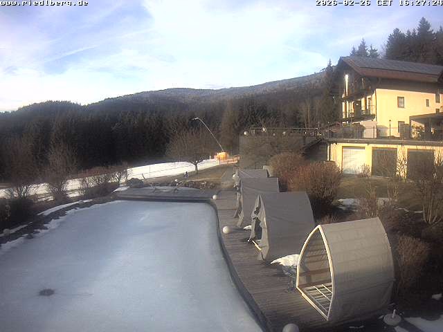 Archived image Webcam Hotel Riedlberg, Bavarian Forest
