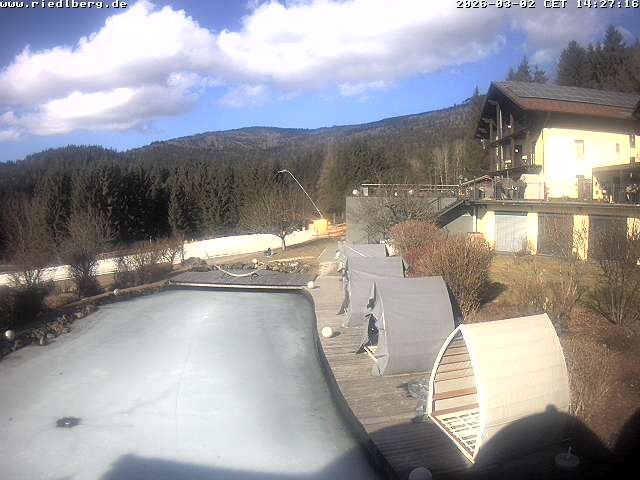 Archiv Foto Webcam Hotel Riedlberg, Bayerischer Wald