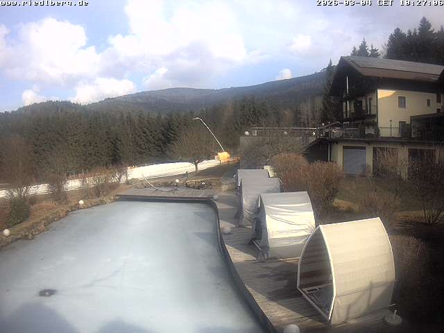 Archived image Webcam Hotel Riedlberg, Bavarian Forest