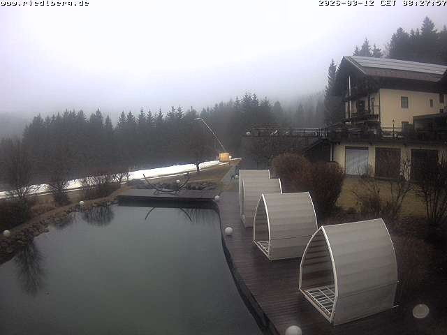 Archived image Webcam Hotel Riedlberg, Bavarian Forest