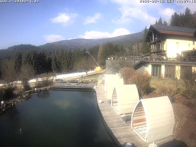Archiv Foto Webcam Hotel Riedlberg, Bayerischer Wald