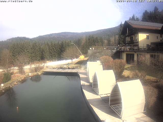 Archived image Webcam Hotel Riedlberg, Bavarian Forest