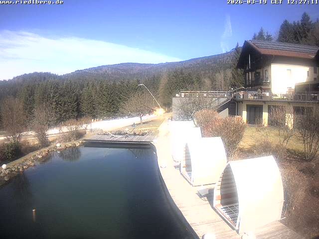 Archived image Webcam Hotel Riedlberg, Bavarian Forest