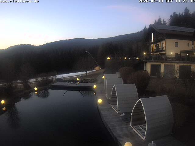 Archived image Webcam Hotel Riedlberg, Bavarian Forest
