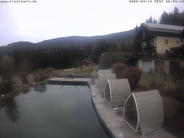 Archived image Webcam Hotel Riedlberg, Bavarian Forest
