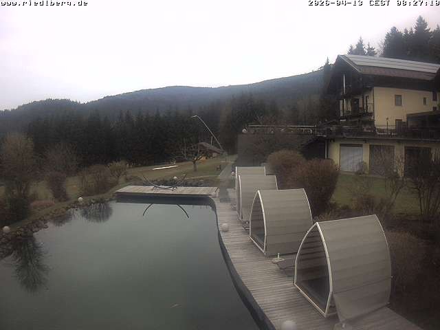 Archived image Webcam Hotel Riedlberg, Bavarian Forest