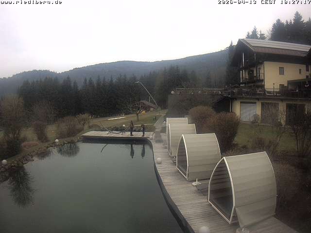 Archived image Webcam Hotel Riedlberg, Bavarian Forest