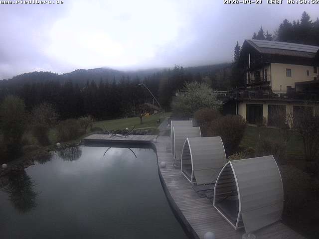 Archived image Webcam Hotel Riedlberg, Bavarian Forest