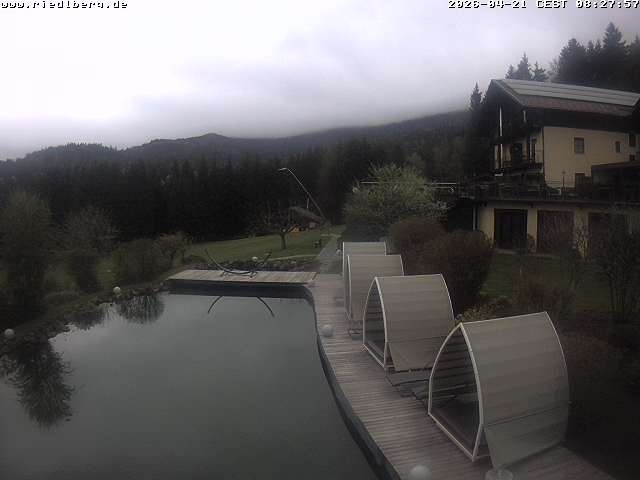 Archived image Webcam Hotel Riedlberg, Bavarian Forest