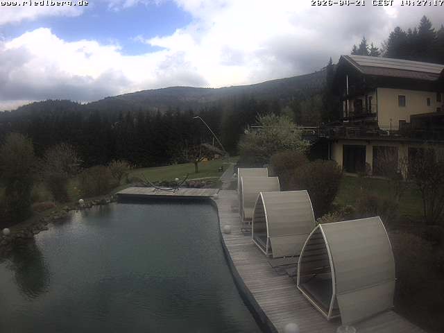 Archived image Webcam Hotel Riedlberg, Bavarian Forest