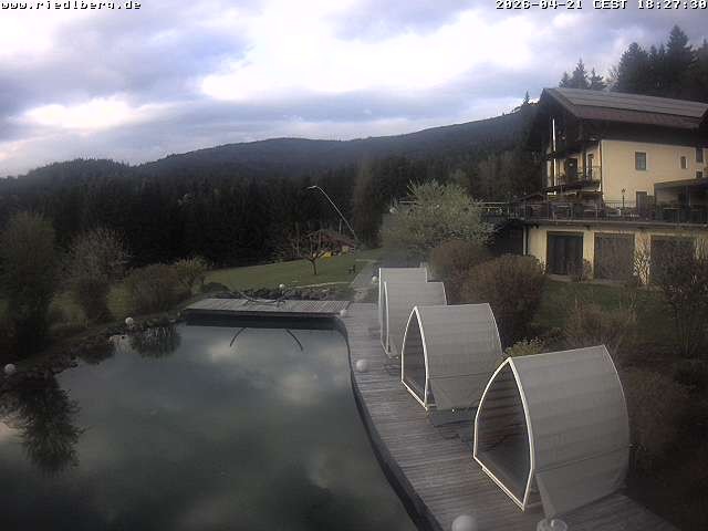 Archived image Webcam Hotel Riedlberg, Bavarian Forest