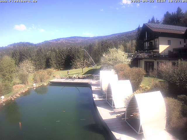 Archived image Webcam Hotel Riedlberg, Bavarian Forest