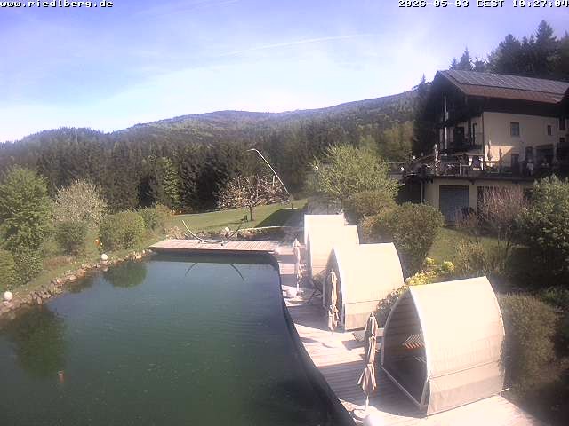 Archiv Foto Webcam Hotel Riedlberg, Bayerischer Wald