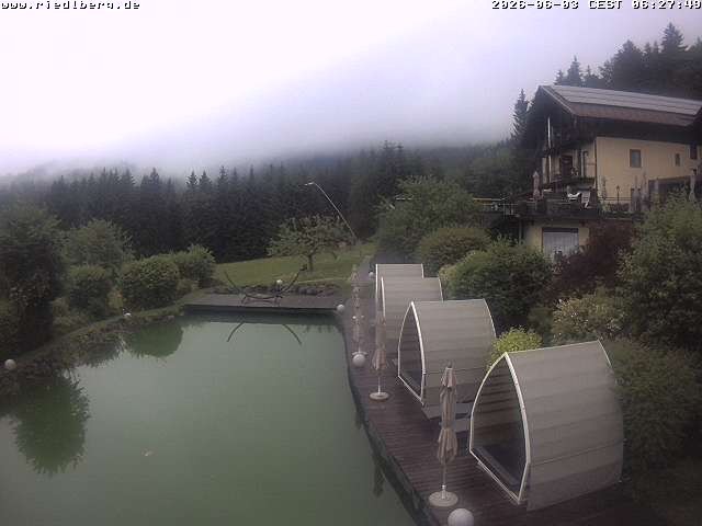 Archiv Foto Webcam Hotel Riedlberg, Bayerischer Wald
